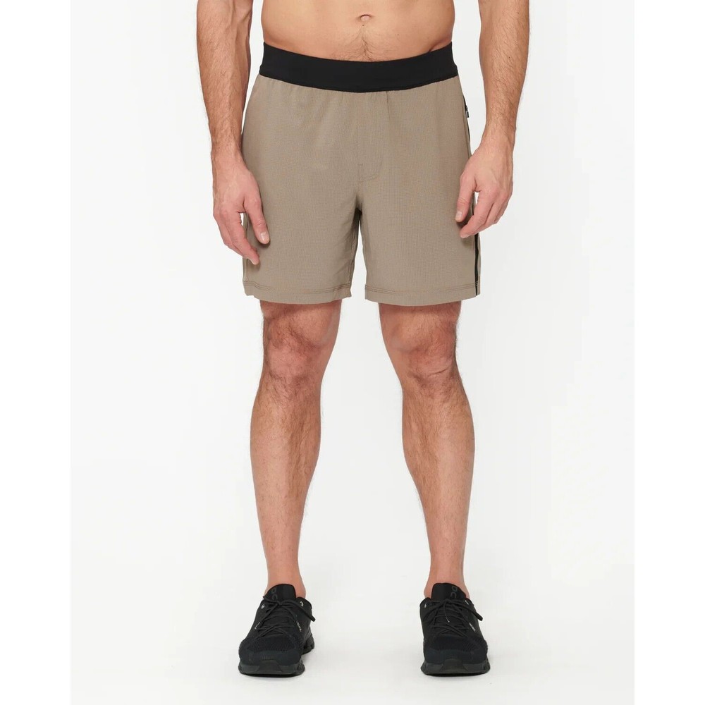 Vuori Draft Shorts Men XL Walnut Tan Unlined Active